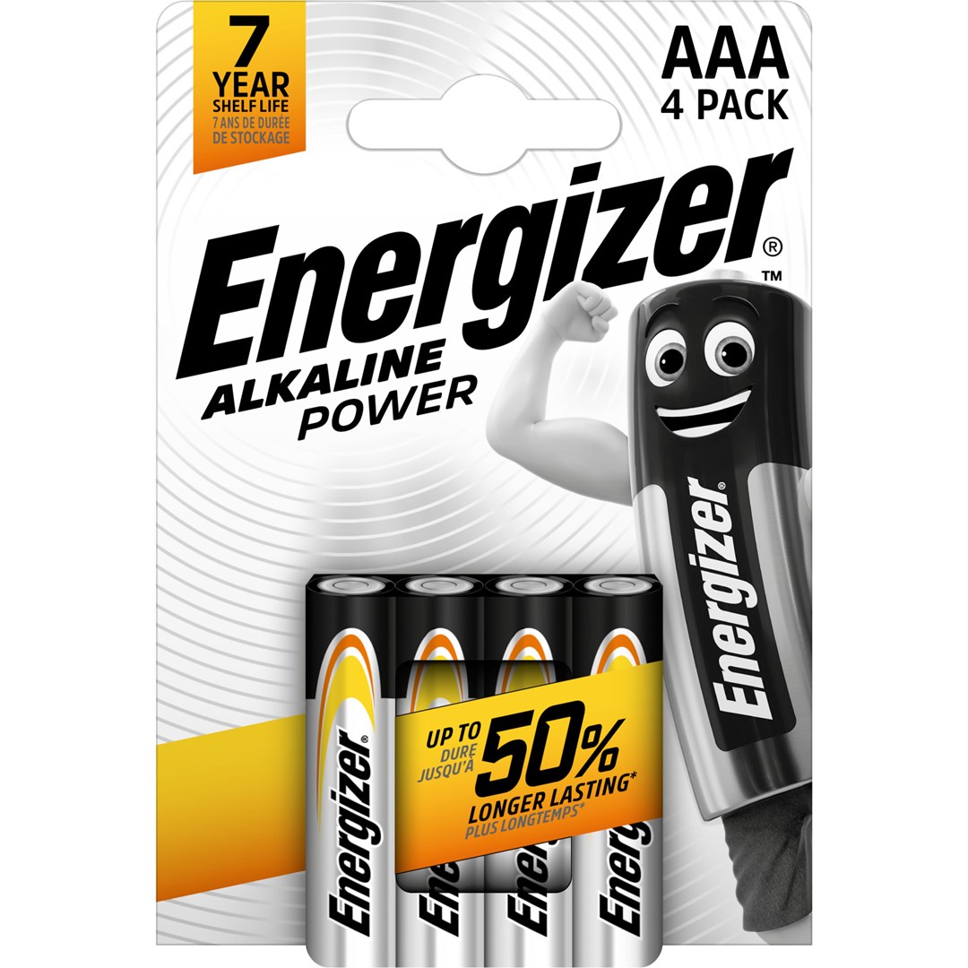 Baterija ENERGIZER ALKALINE POWER AAA LR03 (4 komada)-1
