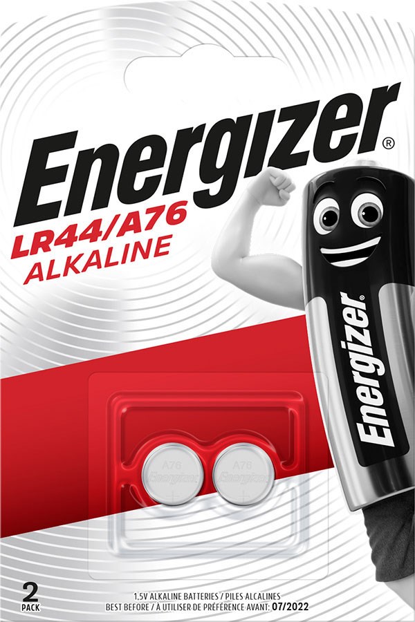 Alkalne baterije ENERGIZER SPECIALTY LR44/ A76 (2 komada, 1.5V)