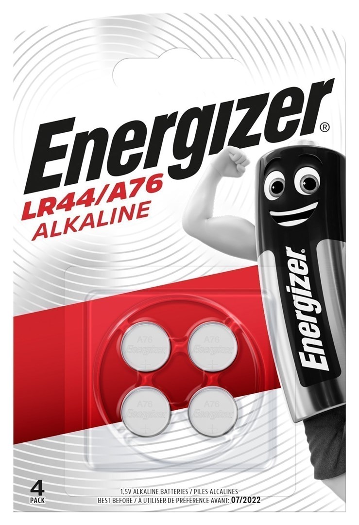 Alkalne baterije ENERGIZER SPECIALTY LR44/ A76 (4 komada, 1.5V)