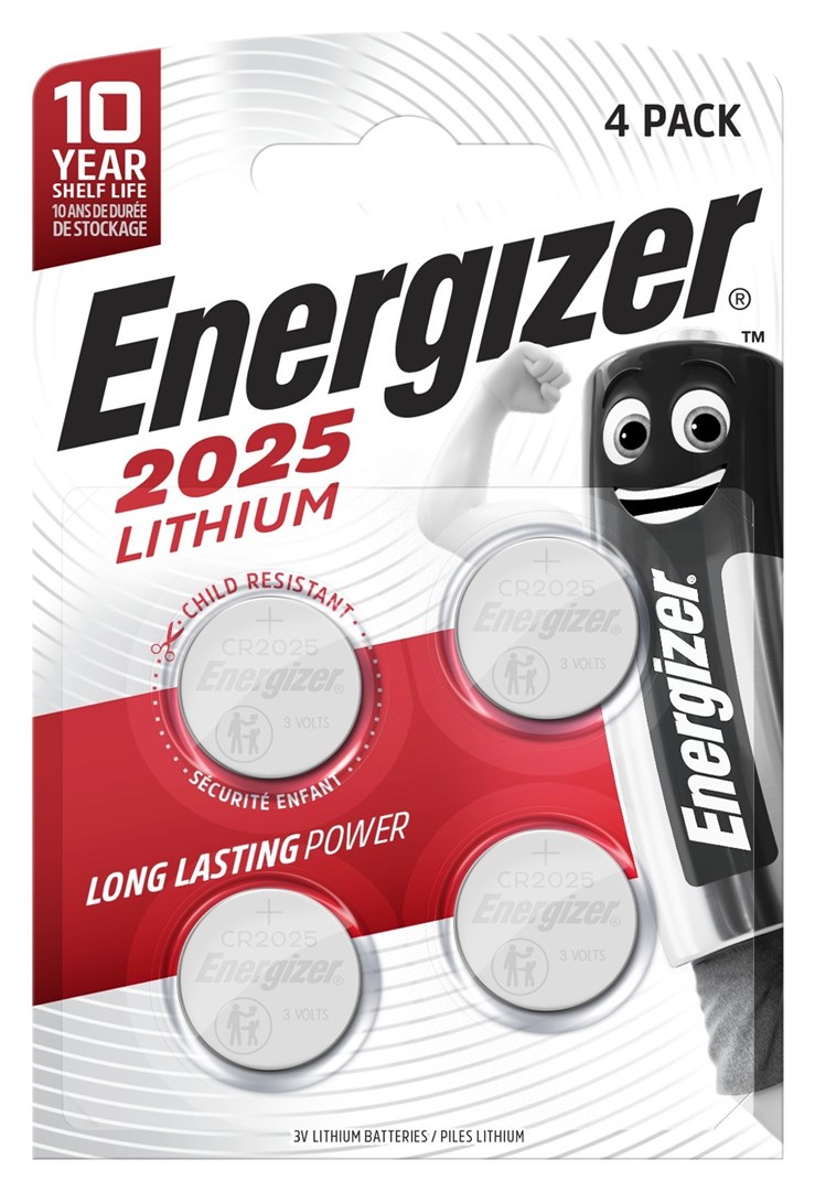 Baterije ENERGIZER SPECIALIZED CR2025 (4 komada)
