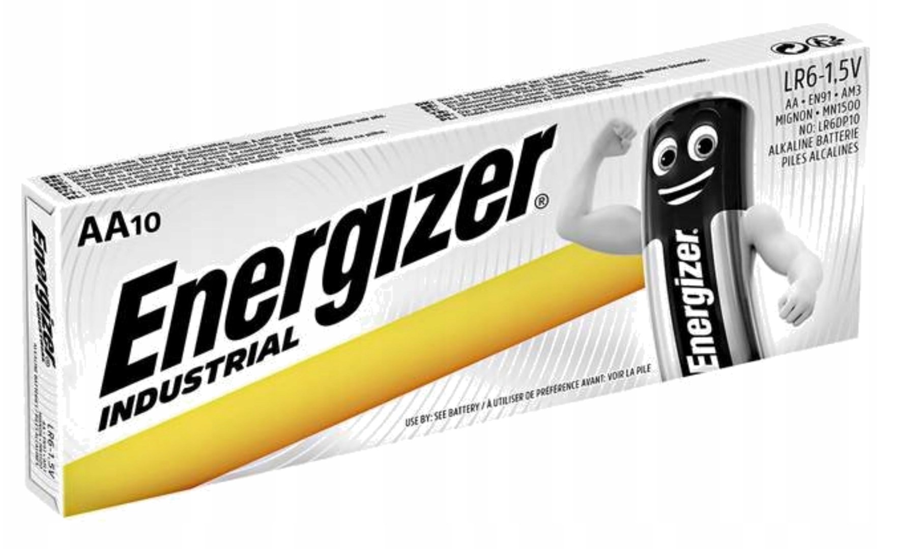 Baterija ENERGIZER INDUSTRIAL PRO AA LR6 1.5V (10 komada)-1