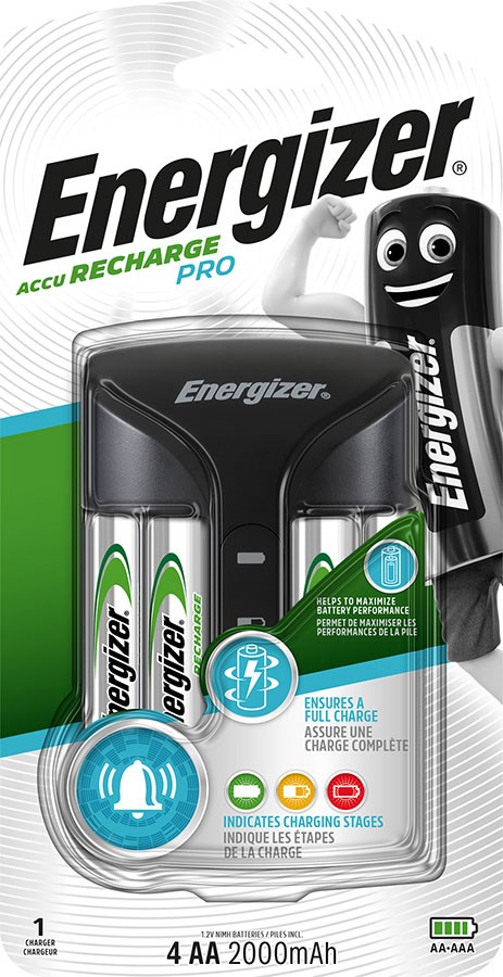 Punjač baterija ENERGIZER Pro ACU HR6 POW + 2 AA 2000 mAh baterije