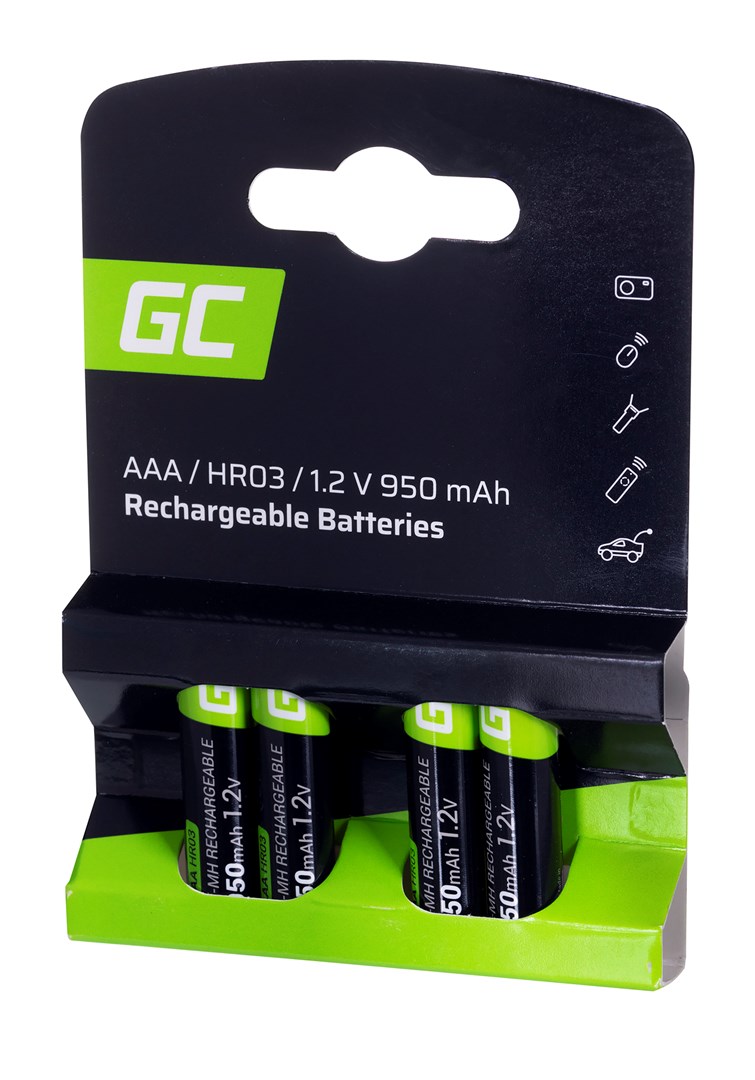 Baterija za kućanstvo GREEN CELL GR03 (punjiva baterija AAA, nikal-metal hidrid - NiMH)-1