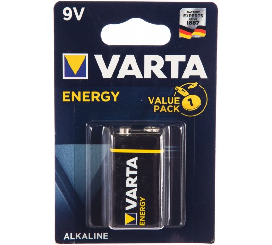 Baterija za jednokratnu upotrebu VARTA ENERGY 9 V (alkalna)