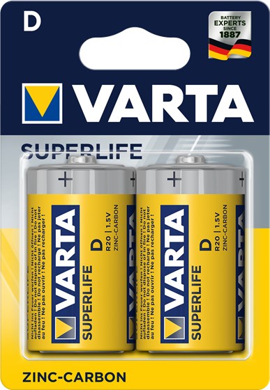 Baterija VARTA R20 D (cink-karbon)