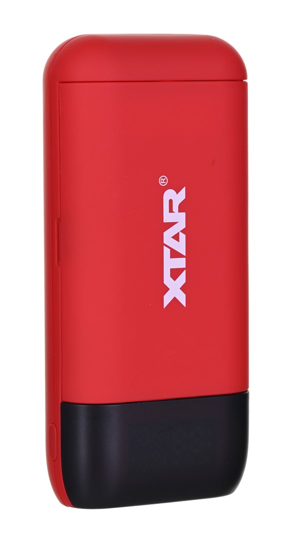 Punjač baterija / power bank XTAR PB2S crveni (za Li-ion 18650 / 20700 / 21700)-2