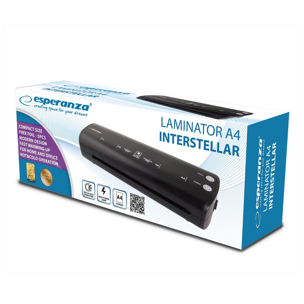 Laminator ESPERANZA A4 (250 mm/min) crni-1