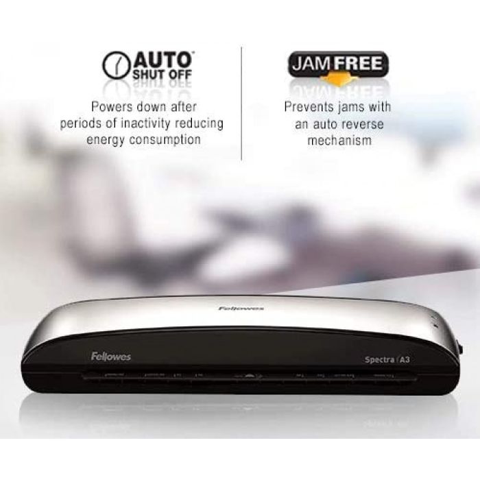 Fellowes Saturn 3i Cold/hot laminator 300 mm/min Black, Silver-1