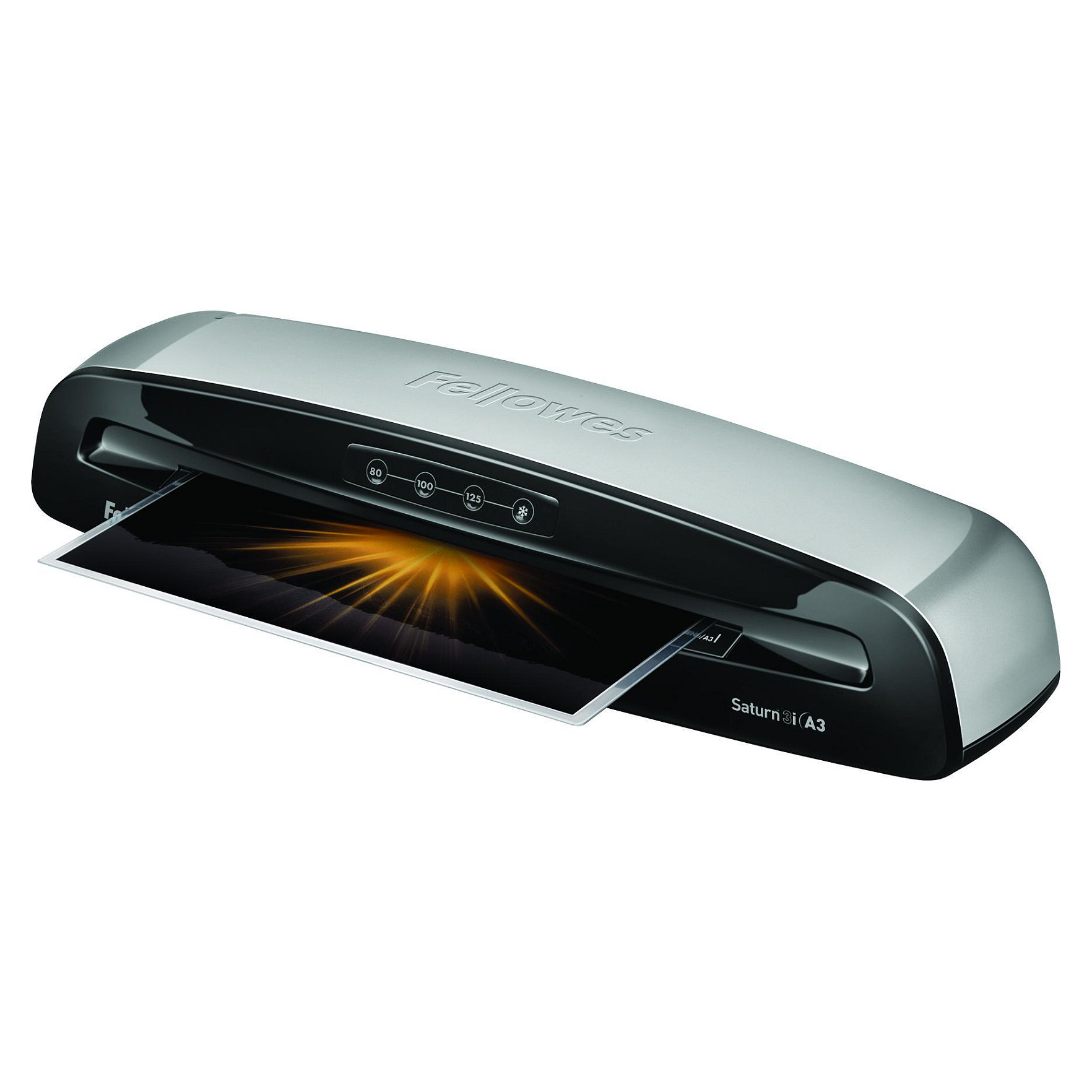 Fellowes Saturn 3i Cold/hot laminator 300 mm/min Black, Silver-16