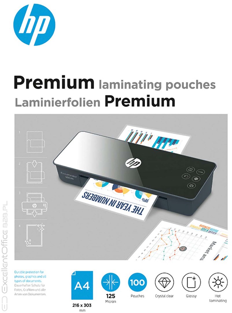 Folija za laminiranje HP Premium A4 100 kom.