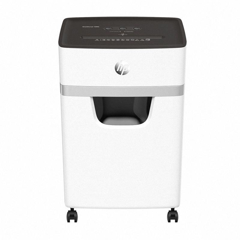HP ONESHRED 10MC shredder, micro cut, P-5, 10 card, 20l, light grey-5
