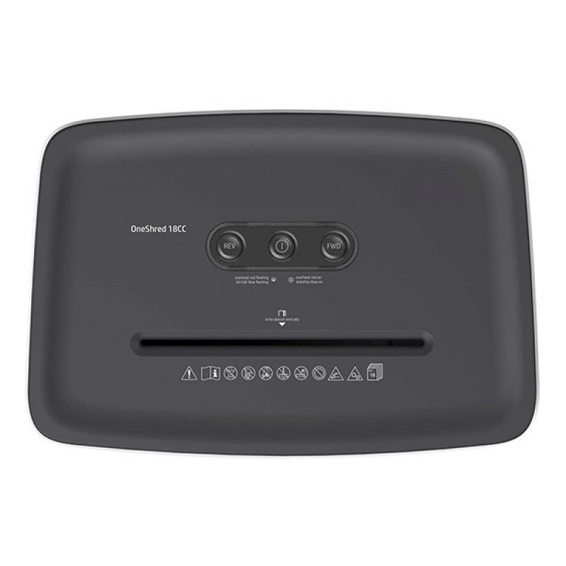 Rezač papira HP ONESHRED (18CC, P-4, 18 kartice, 25l) svijetlosiva-3