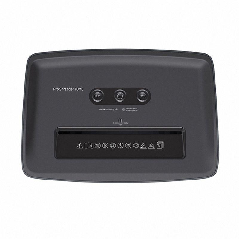 Rezač papira HP PRO SHREDDER (10MC, P-5, 10 kartica, 20l) tamnosiva-2