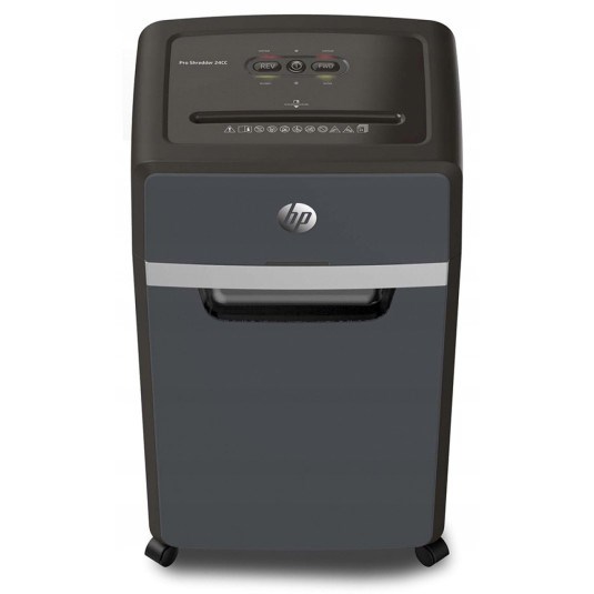 Rezač papira HP PRO SHREDDER (24CC, P-4, 24 kartice, 30l) tamnosiva-3
