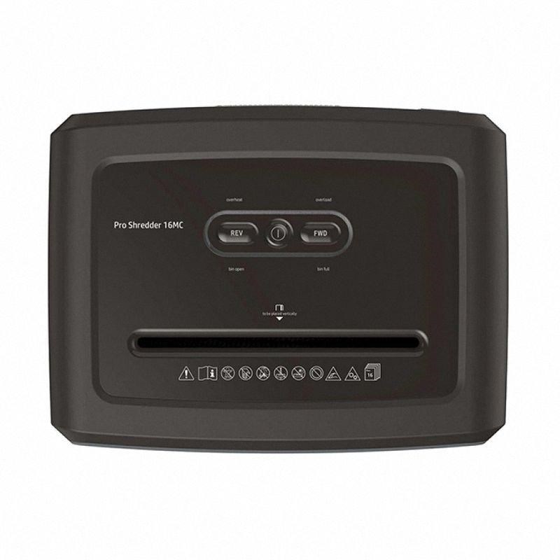Rezač papira HP PRO SHREDDER (16MC, P-5, 16 kartica, 30l) tamnosiva-3