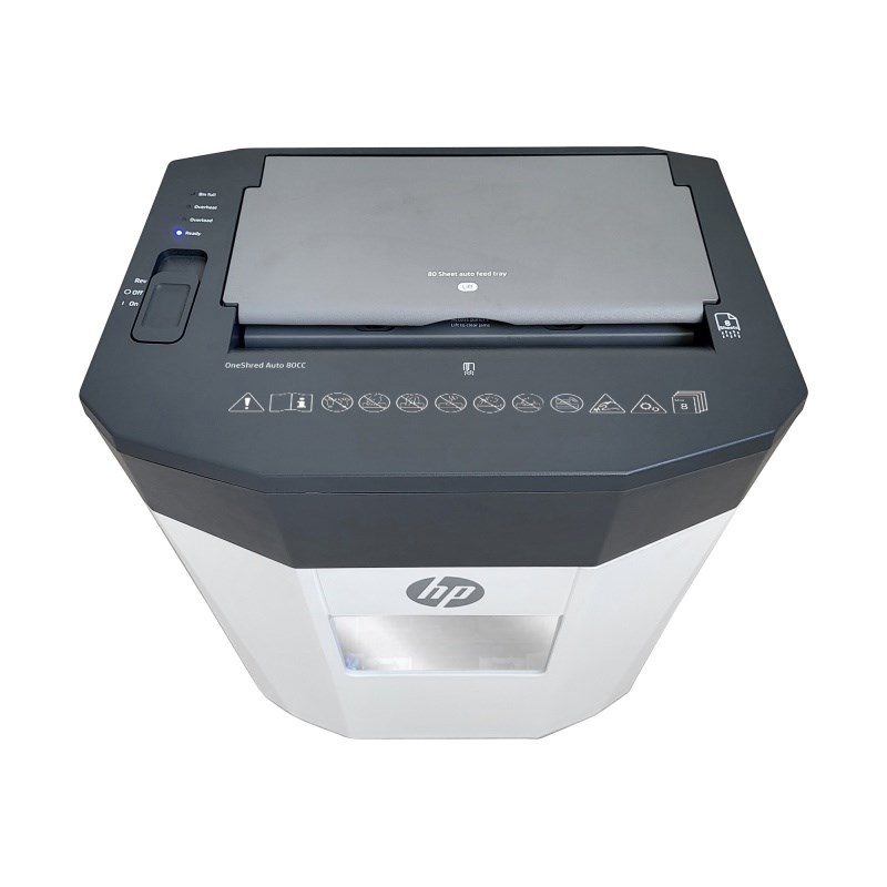 HP ONESHRED Auto 80CC white-gray shredder-4