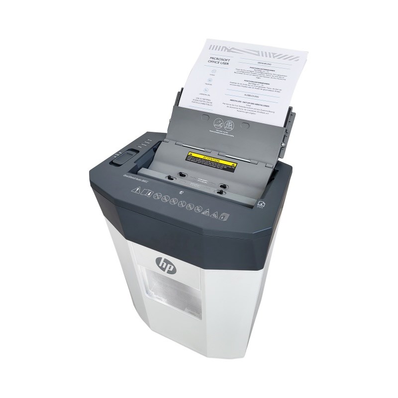 HP ONESHRED Auto 80CC white-gray shredder-13