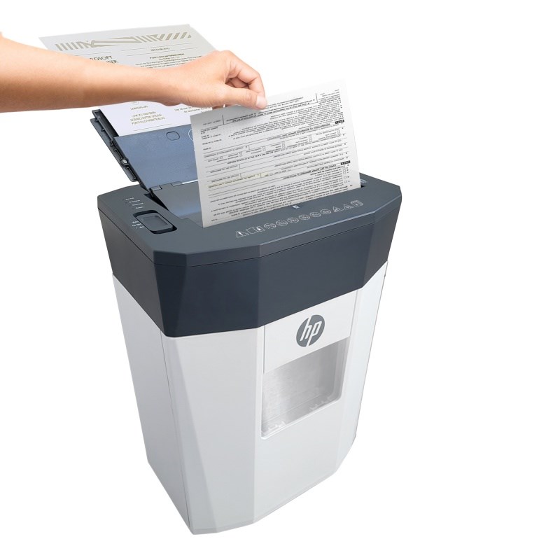 HP ONESHRED Auto 80CC white-gray shredder-10