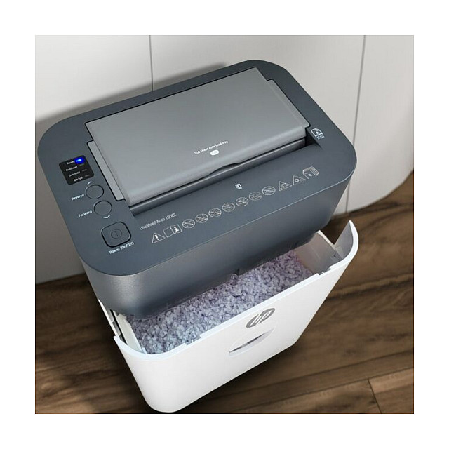 HP ONESHRED Auto 100CC white-gray shredder-7