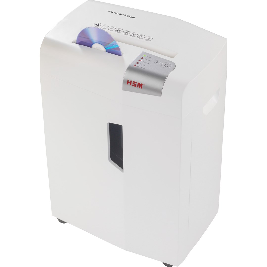 Rezač papira HSM shredstar X12pro (2 x 15 mm + zasebni rezač za CD)-6
