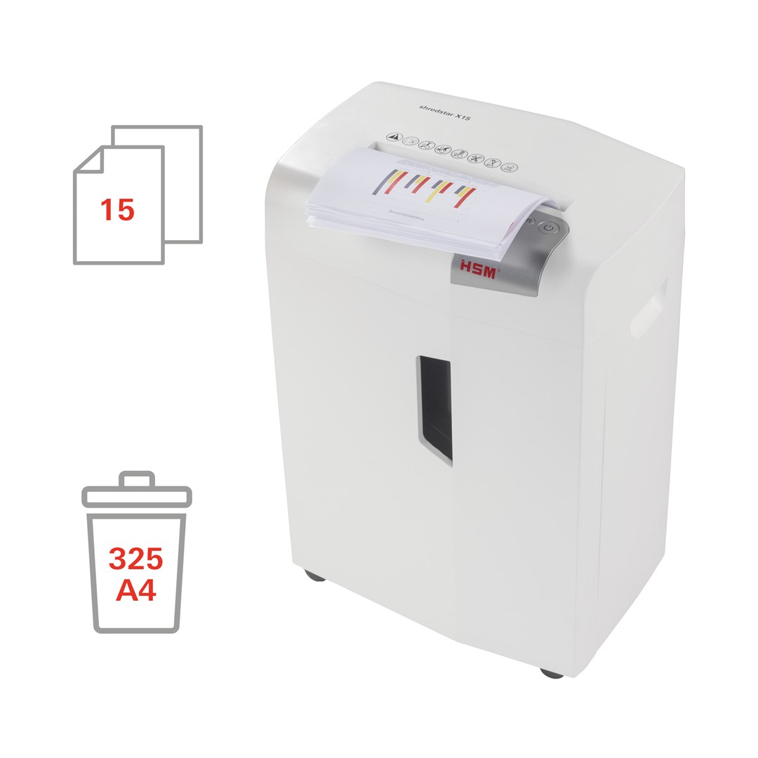 Rezač papira HSM shredstar X15 (4 x 37 mm, 26L)-3