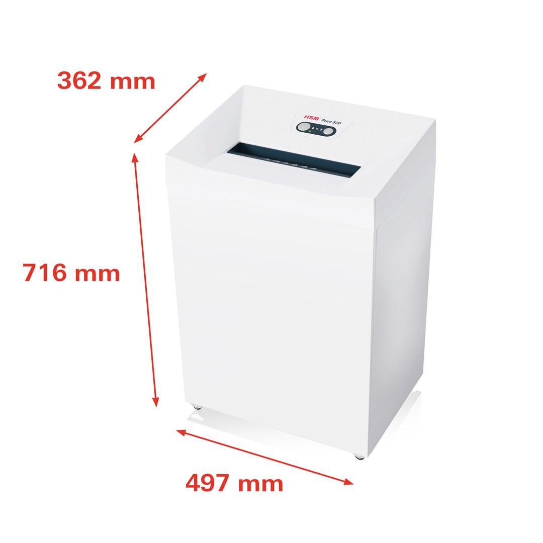 Rezač papira HSM Pure 530 (80 l, 5,8 mm)-2