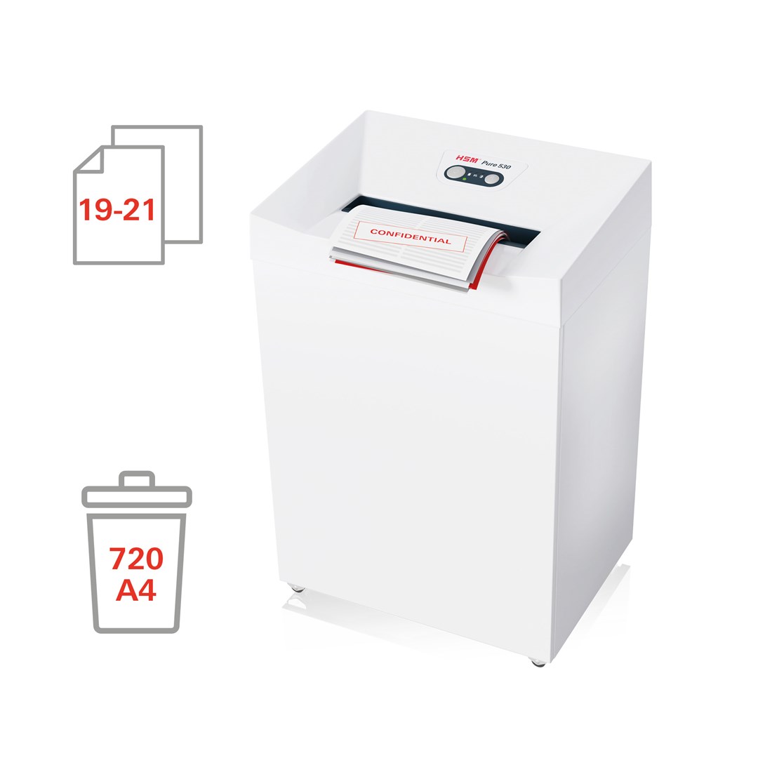 Rezač papira HSM Pure 530 (80 l, 3,9 mm)-3