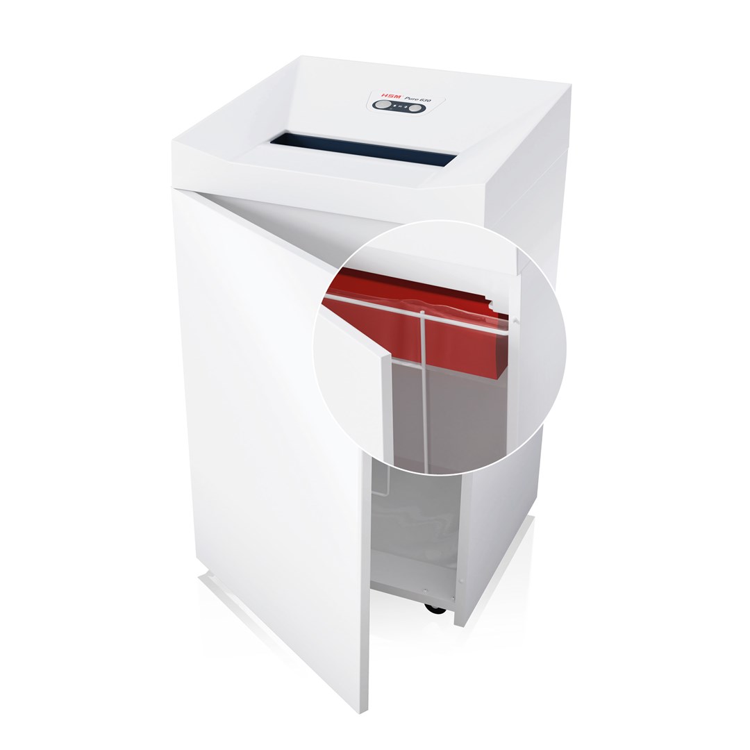 HSM Pure 630 shredder, 130 l, 3,9 mm-7