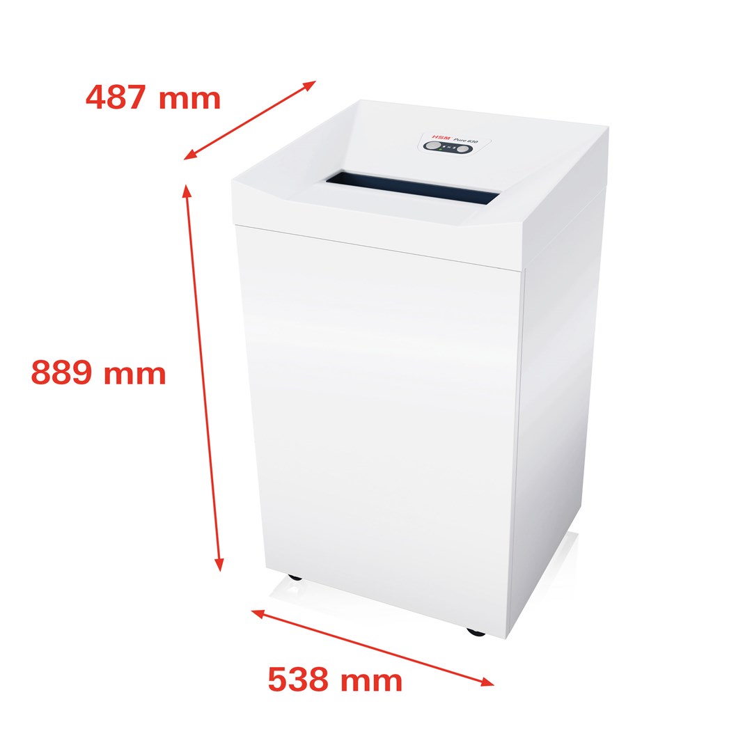 HSM Pure 630 shredder, 130 l, 4,5x30 mm-5