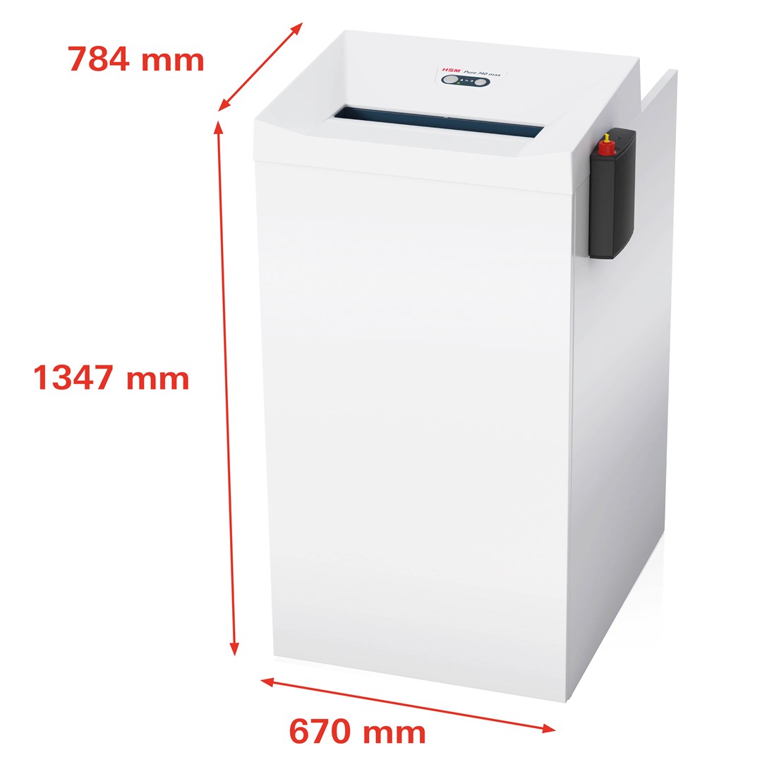 Rezač papira HSM Pure (740 max, 240 l, 4,5x30 mm)-2