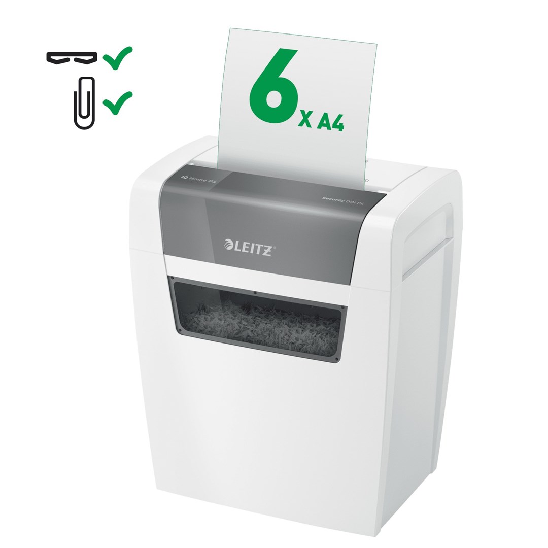 Rezač papira LEITZ IQ Home (P4, 6 listova, 15 l koš)-4