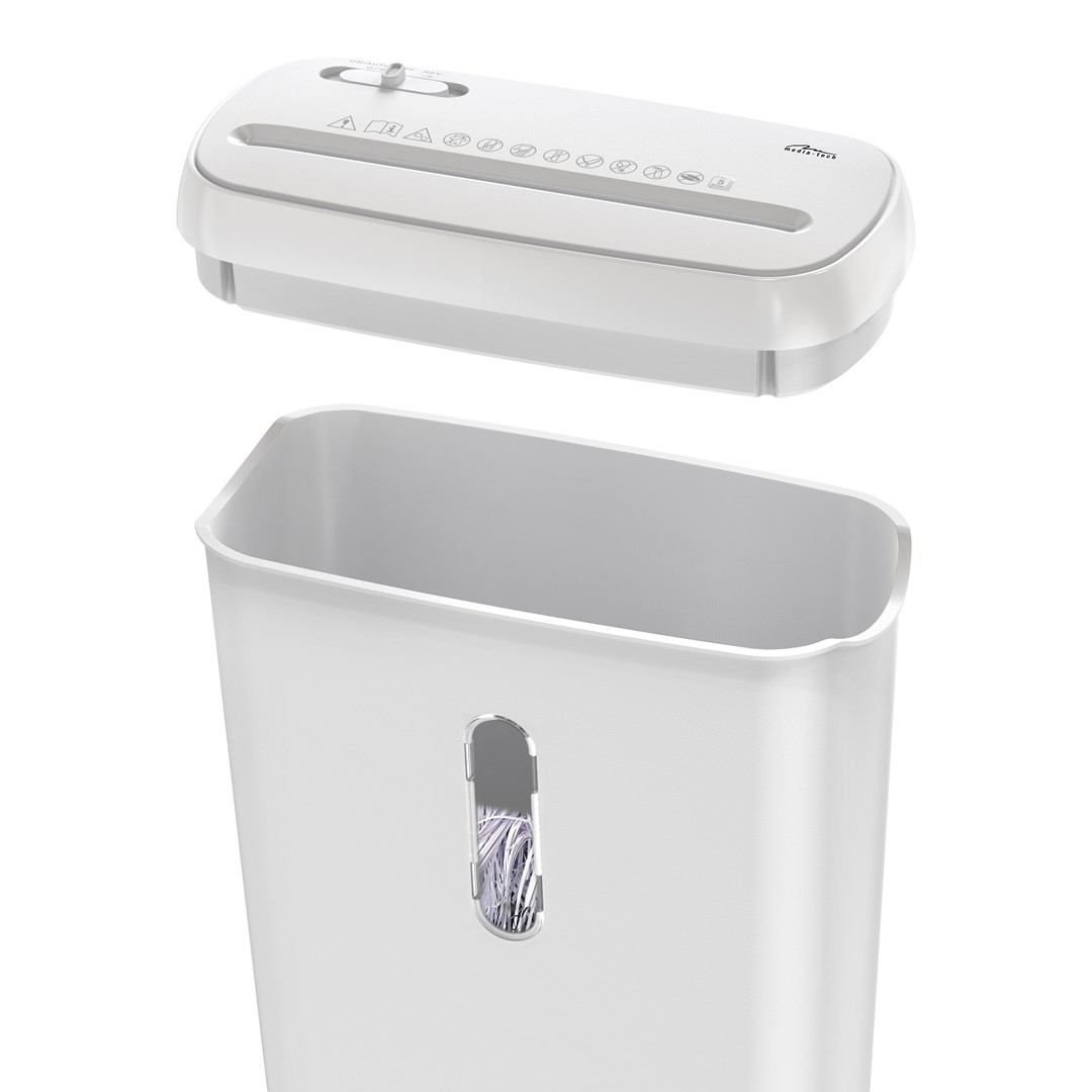 WHITE SHREDDER MT223 document and credit card shredder-5