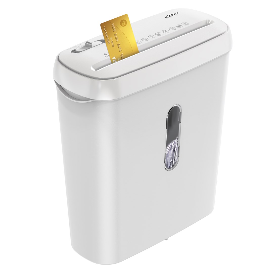 WHITE SHREDDER MT223 document and credit card shredder-3