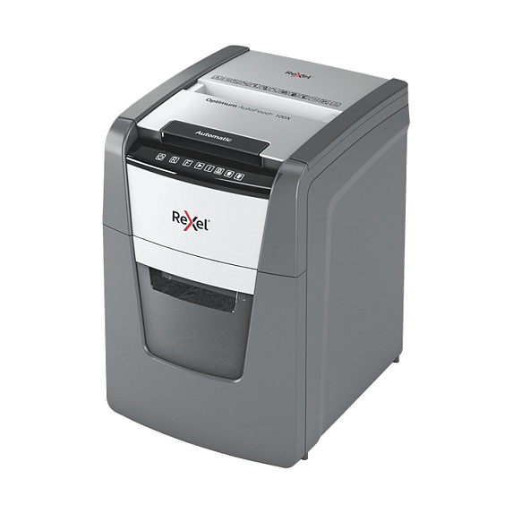 Automatski uništavač papira Rexel AutoFeed+ 100X (P-4, rezanje na konfete 4x28mm, 100 listova, 34 litre)-1