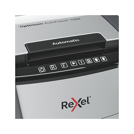 Automatski uništavač papira Rexel AutoFeed+ 100X (P-4, rezanje na konfete 4x28mm, 100 listova, 34 litre)-4