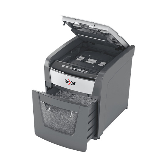 Rezač papira REXEL Optimum AutoFeed+ 50X (križno rezanje, 55 dB, 22 cm) crna, siva-3