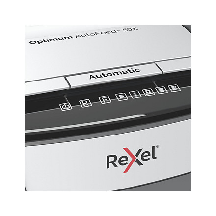 Rezač papira REXEL Optimum AutoFeed+ 50X (križno rezanje, 55 dB, 22 cm) crna, siva-4