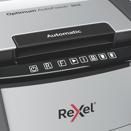 Rezač papira REXEL AutoFeed+ 90X (križno rezanje, 55 dB) crna, siva-3