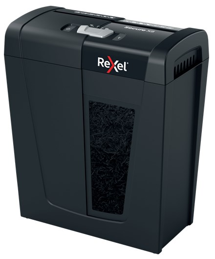Rezač papira REXEL Secure X8 (križno rezanje, 70 dB) crna-3