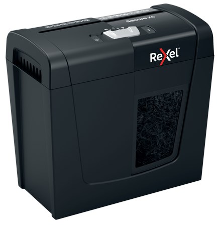 Rezač papira REXEL Secure X6 (križno rezanje, 70 dB) crna-4