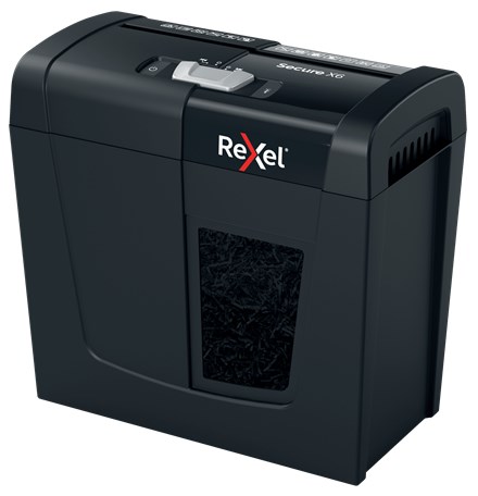 Rezač papira REXEL Secure X6 (križno rezanje, 70 dB) crna-3