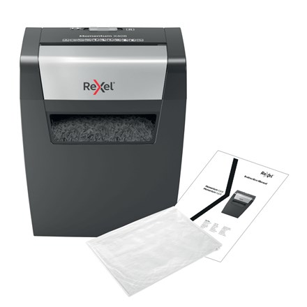 Rezač papira REXEL Momentum X406 (rezanje na čestice) plava, siva-7