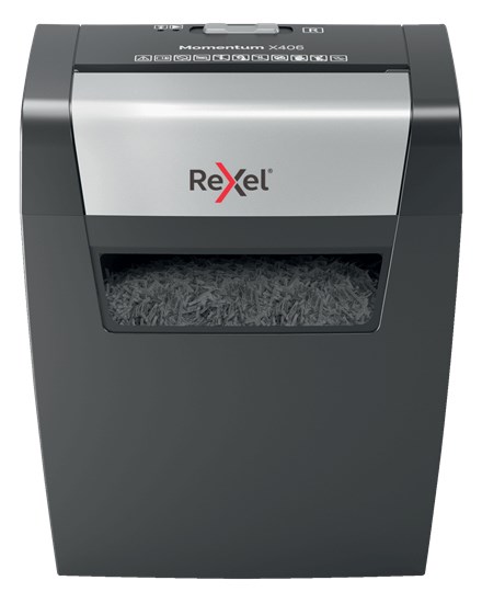 Rezač papira REXEL Momentum X406 (rezanje na čestice) plava, siva