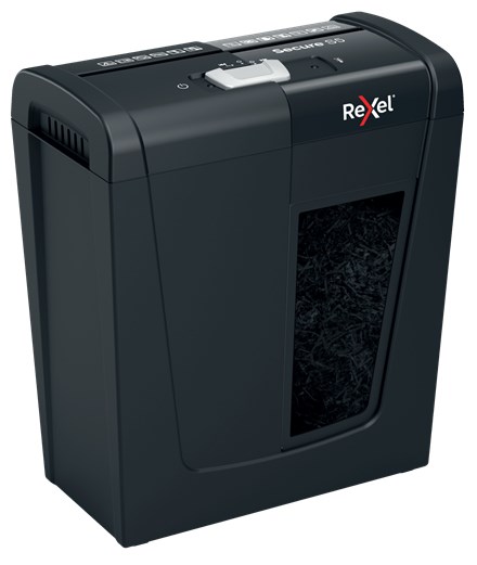 Uništavač papira REXEL Secure S5 (rezanje na trake, 70 dB) crni-4
