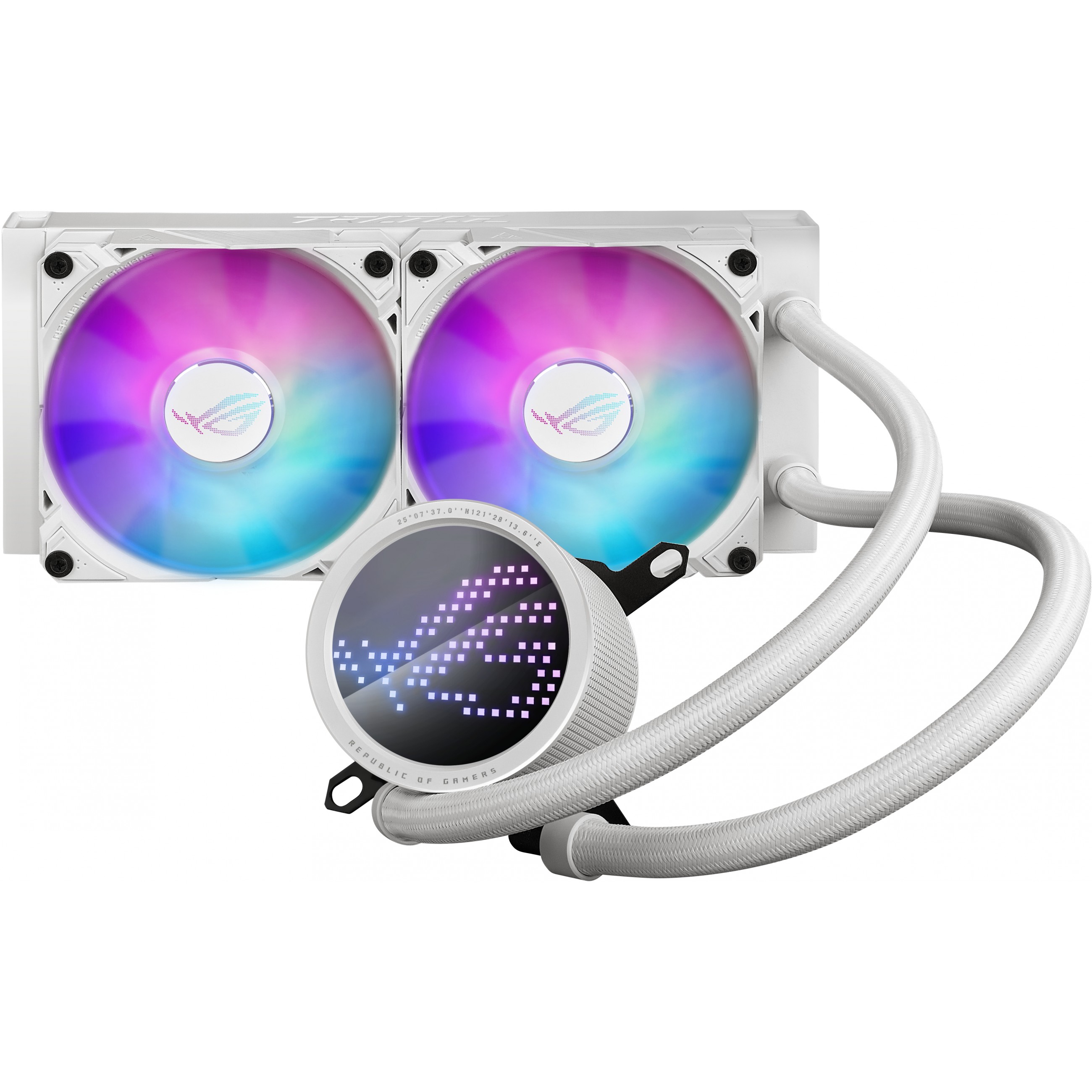 Set za vodeno hlađenje procesora ASUS ROG Ryuo III 240 ARGB White Edition (12 cm)