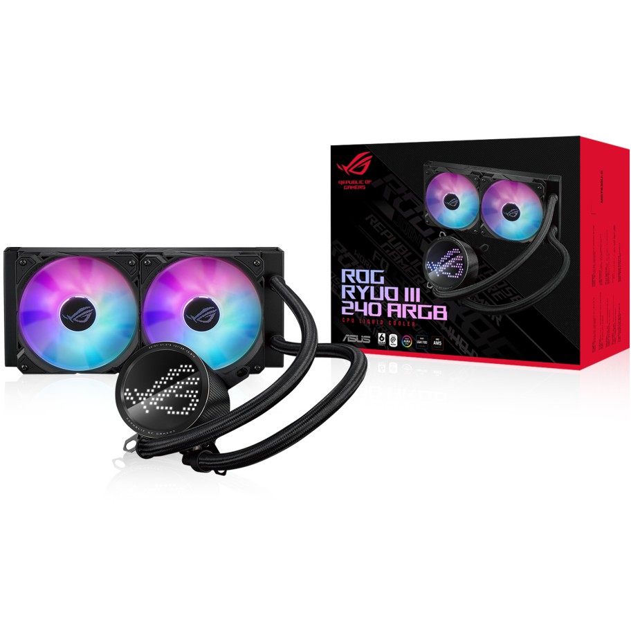 Vodeno hlađenje procesora ASUS ROG Ryuo III 240 ARGB (12 cm) (crno)-13