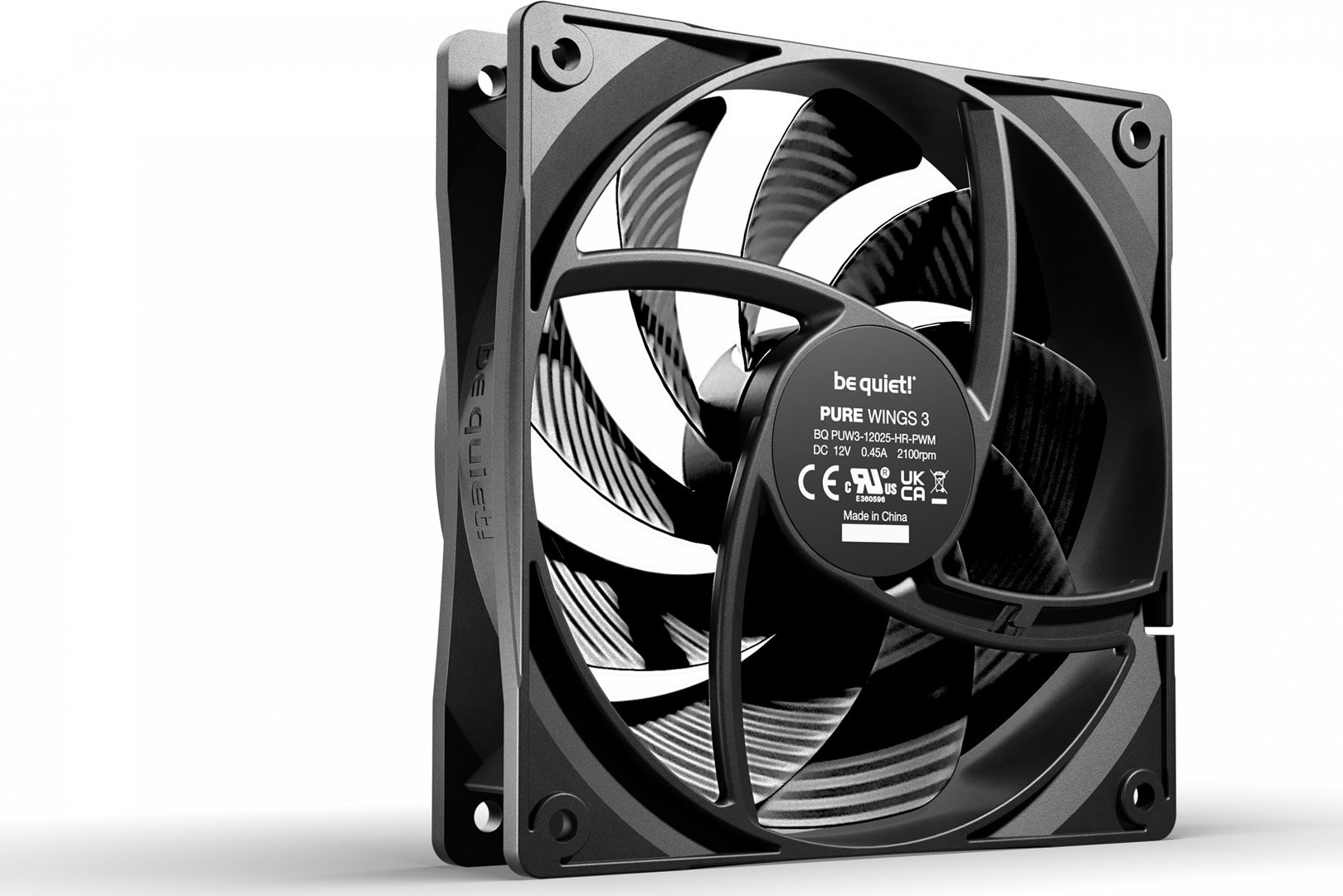 Ventilator BE QUIET! PURE WINGS 3 (1 fan, 12 cm, 2100 RPM, 30,9 dB, 59,6 cfm)-1