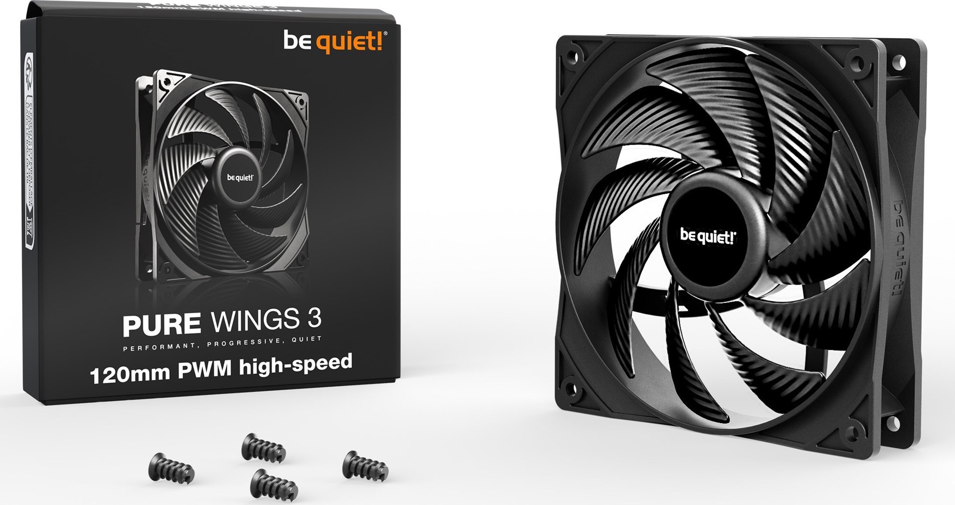 Ventilator BE QUIET! PURE WINGS 3 (1 fan, 12 cm, 2100 RPM, 30,9 dB, 59,6 cfm)-2
