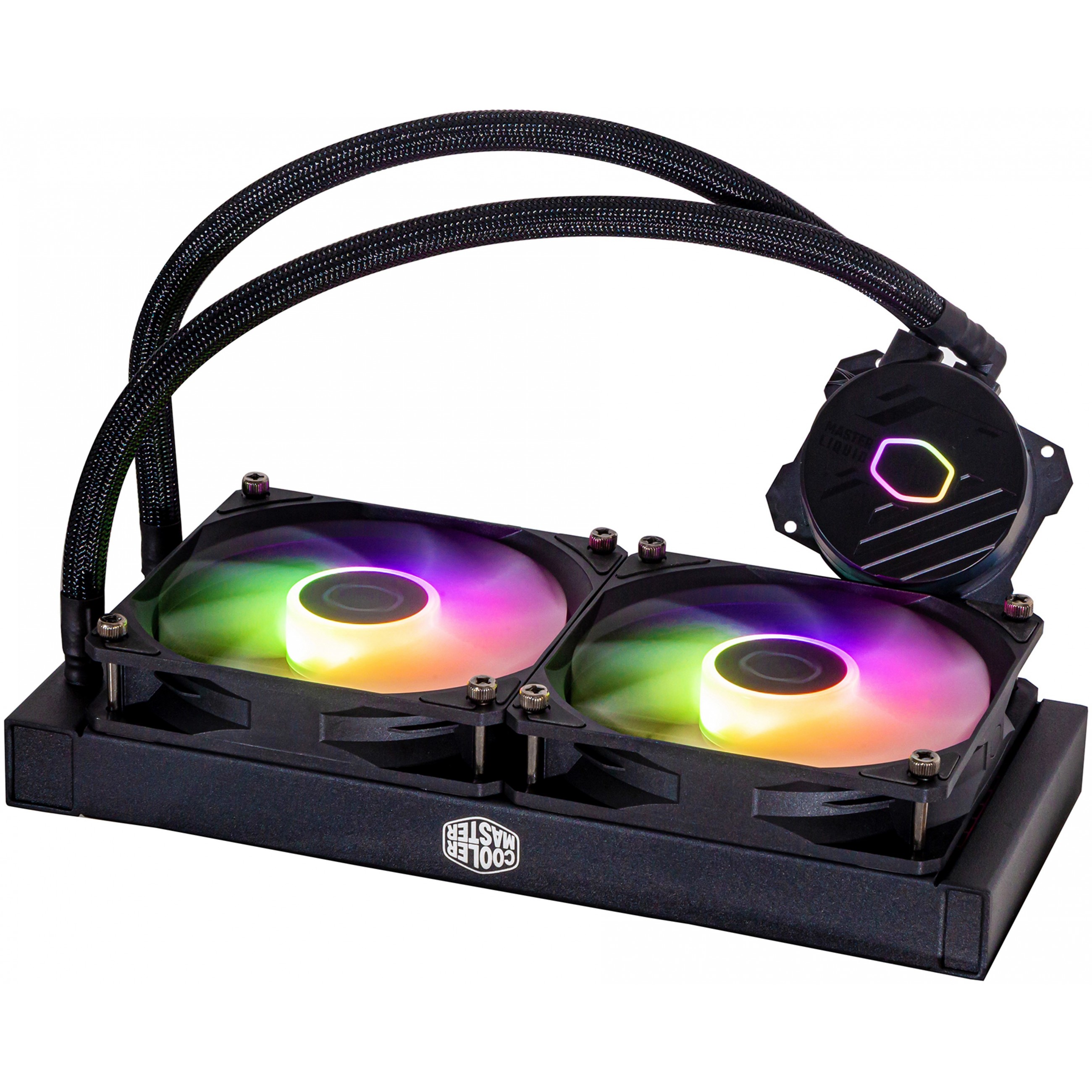 Tekuće hlađenje procesora COOLERMASTER MasterLiquid 240L Core ARGB (12 cm, crna)-2