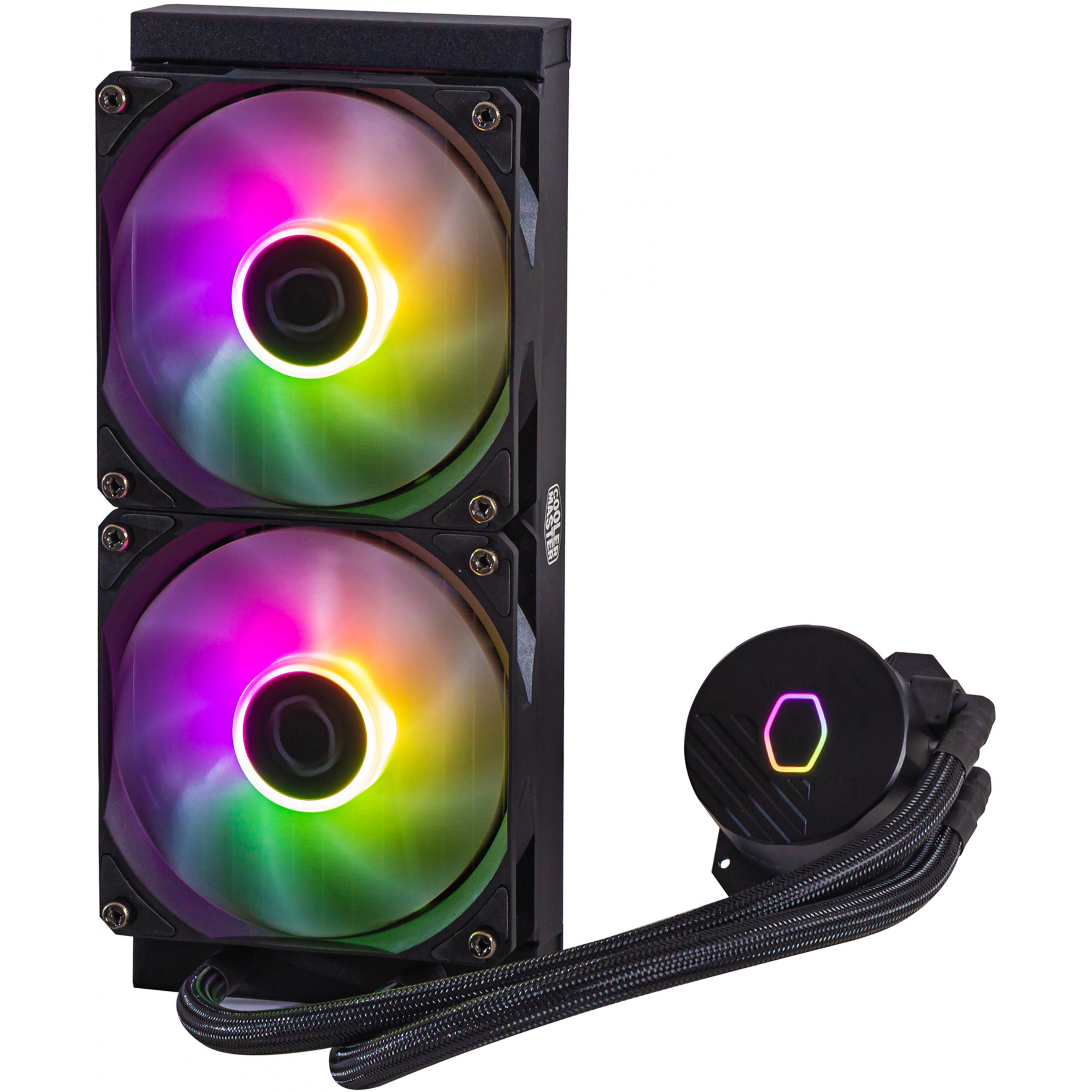 Tekuće hlađenje procesora COOLERMASTER MasterLiquid 240L Core ARGB (12 cm, crna)-3